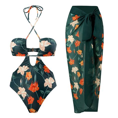 women's 3 piece bathing suit|More.